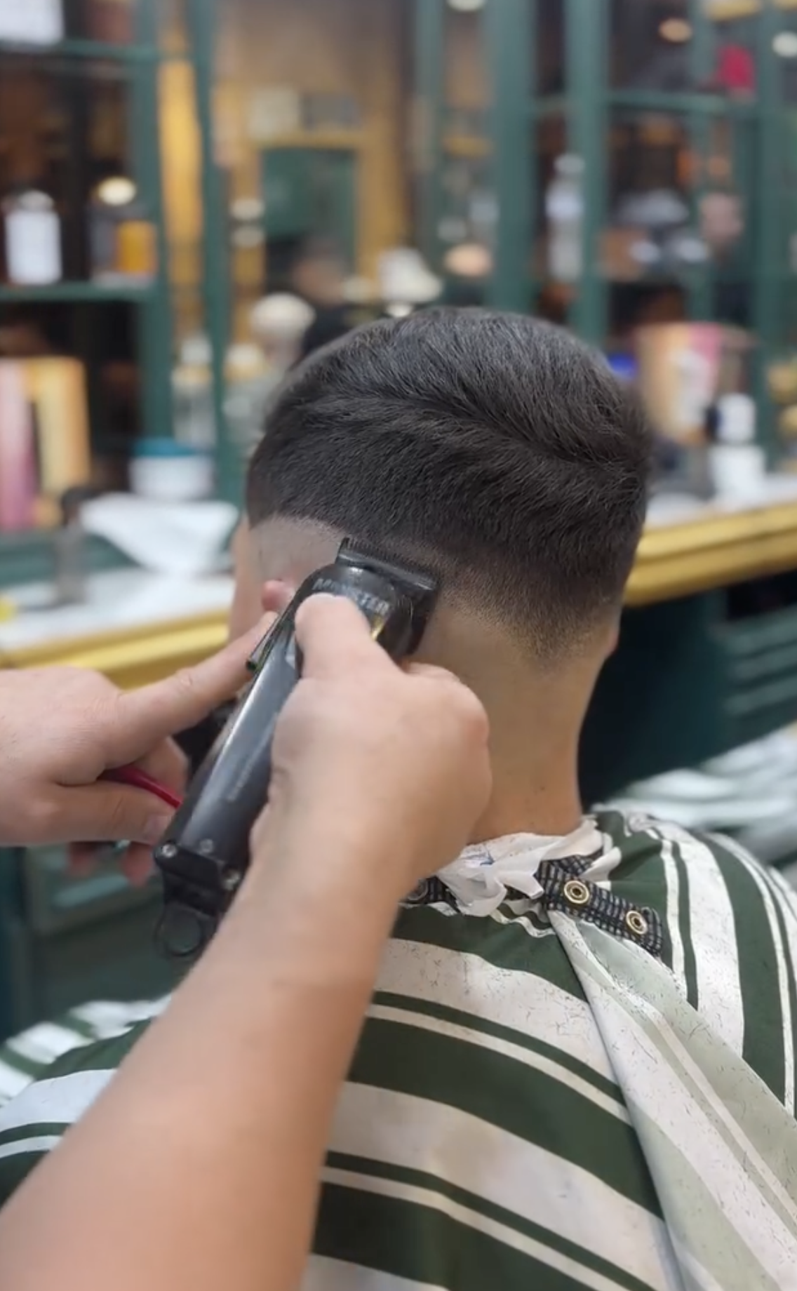 Barber fade style 2