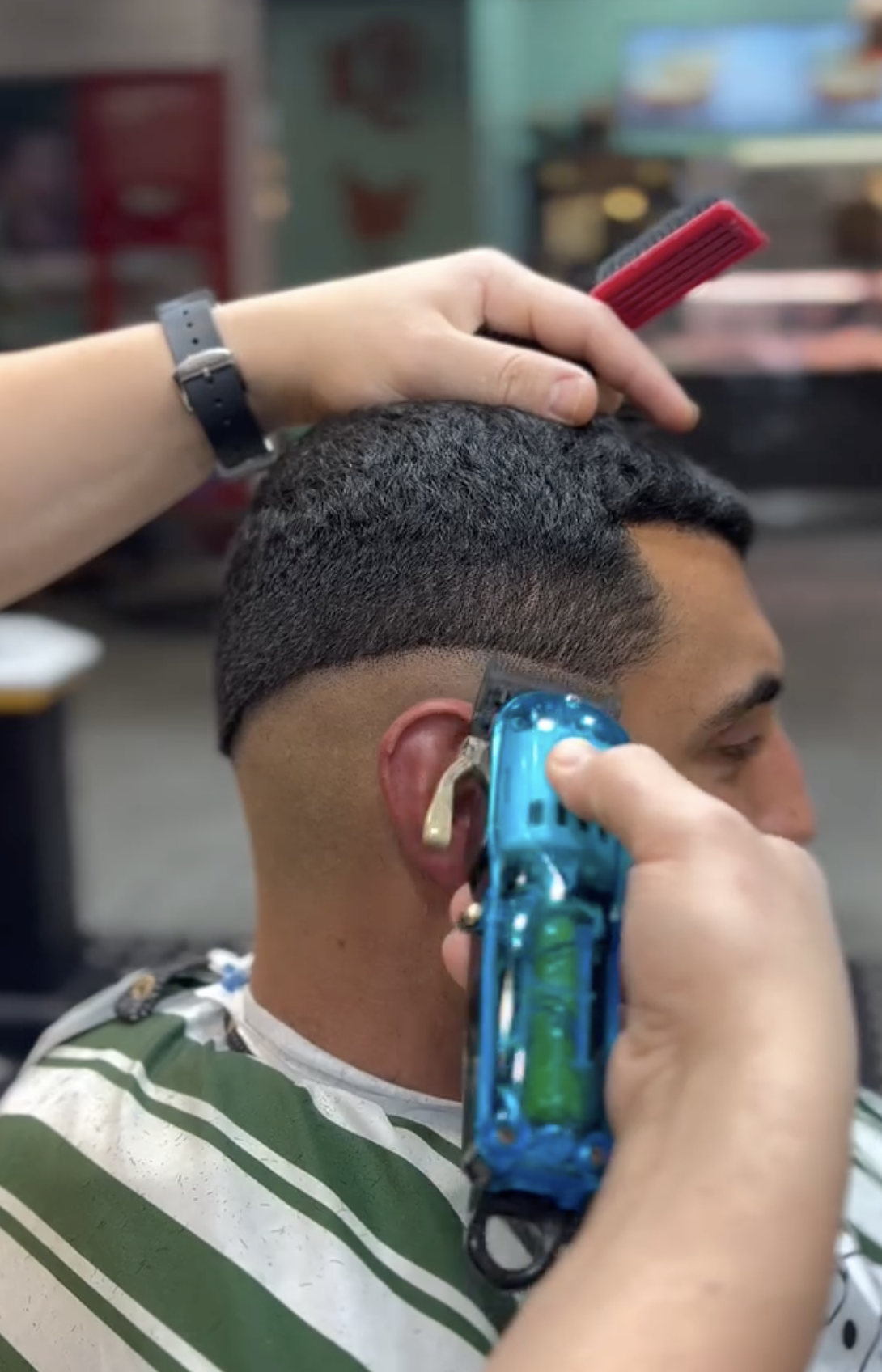 Barber fade style 3