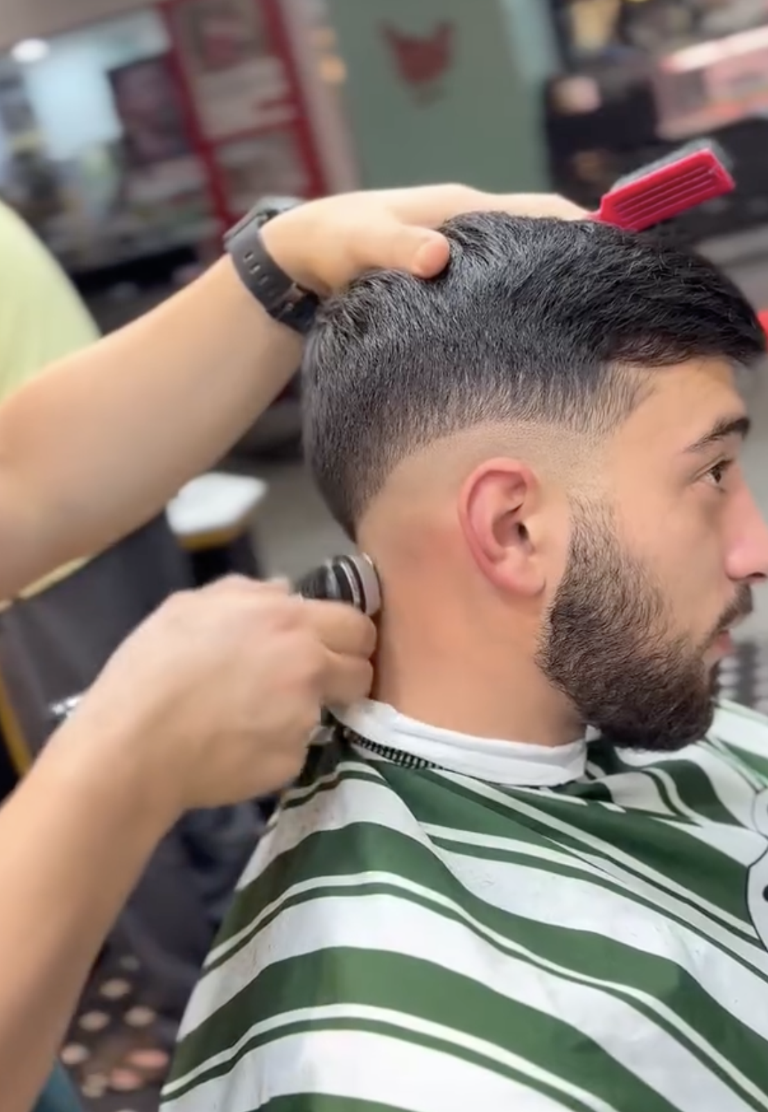 Barber fade style 5